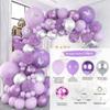 Purple Butterfly Balloons Garland Arch Kit Latex Ballon Birthday Party Decor Kids Adult Wedding Baloon Baby Shower Decor Ballon