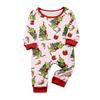 Christmas Print Cute Family Set Pajamas, Home Clothes, Family Set Long Sleeve Top Pants Set