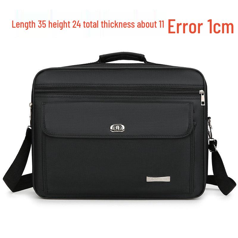 Men's 20" Oversized Waterproof Oxford Messenger Bag - Durable Business & Travel Briefcase