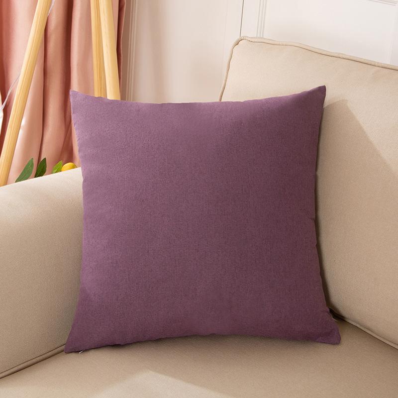 Cotton Pillow Cover Sofa Cushion Bedside Large Waist Pillow Bedside Rectangular Nordic Small Lumbar Support Pillow Pillowcase