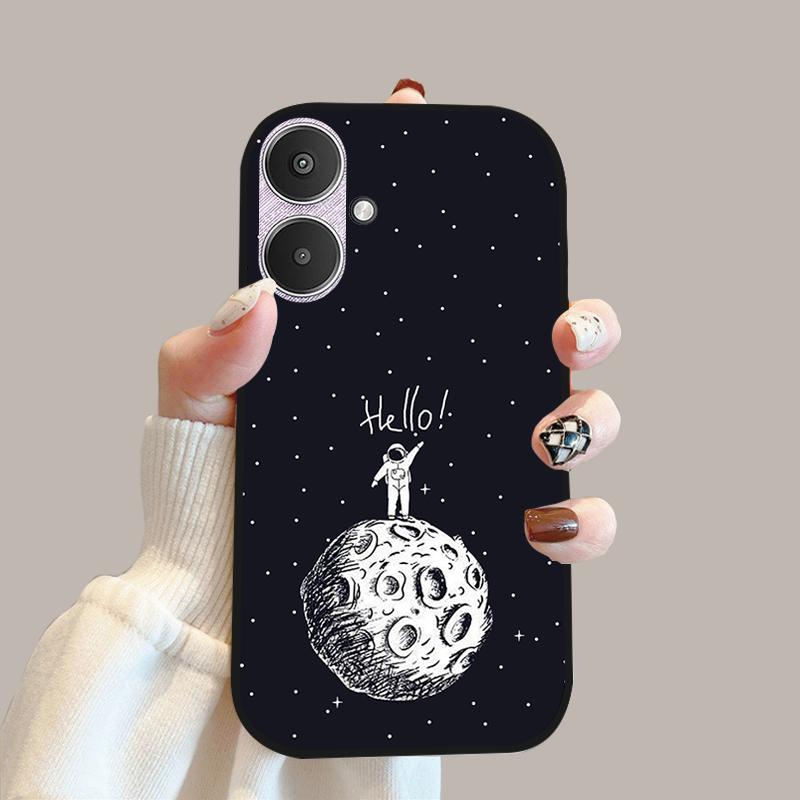 For Xiaomi Poco M6 5G Case 23128PC33I Silicone TPU Soft Phone Cover Cases For Redmi 13C 13R 5G Fashion Protective Fundas Shells