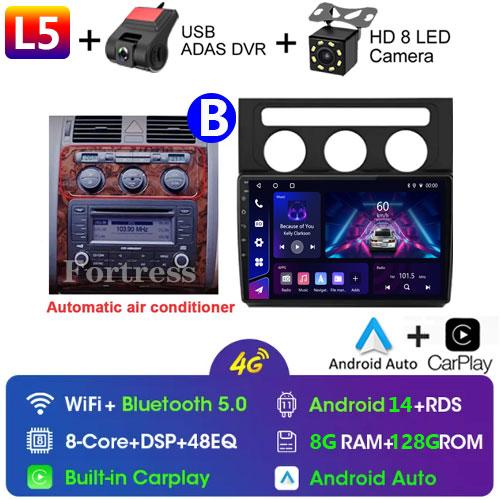 10 inch GPS Navigation Android Auto for Volkswagen Touran 1 2003 - 2010 Car Radio Video Multimedia Player 4G BT Wireless CarPlay