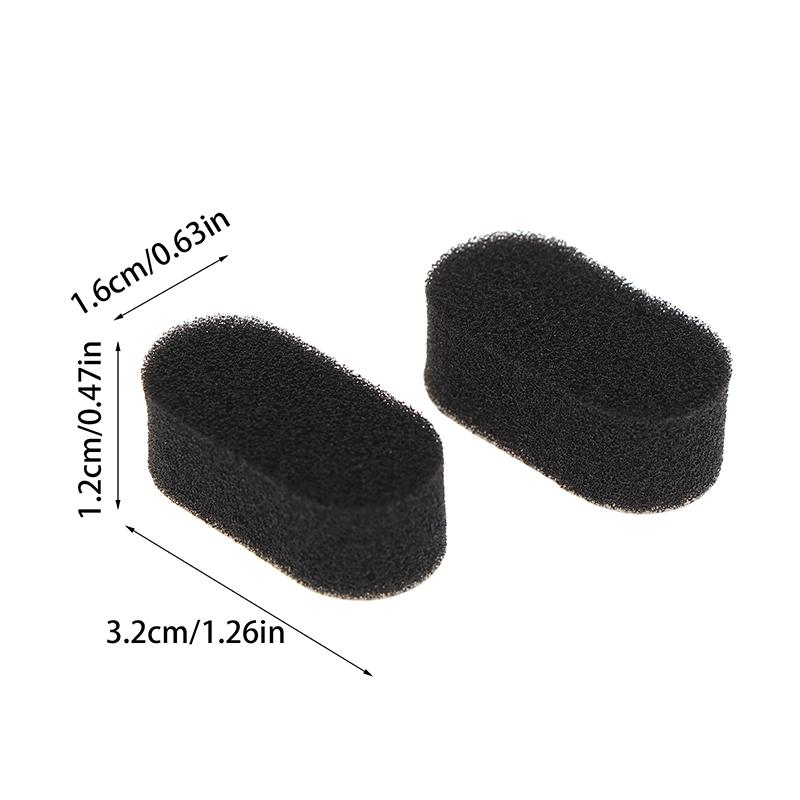 1/2/3Pair Foam Ear Pads With Double-Sided Tape For Headphones Sponge Replacement Headband Cushions Covers