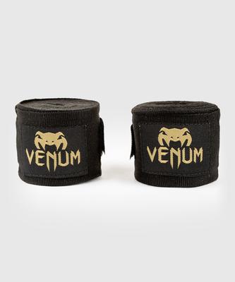 Venum Boxbandagen - Schwarz/Gold 2,5m
