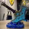 Cosplay 1/1 War God 5 Hammer Of Thor Full Metal Mjollnir Axe Model Display Avengers Endgame Movie Props Home Decor Ornament Gift
