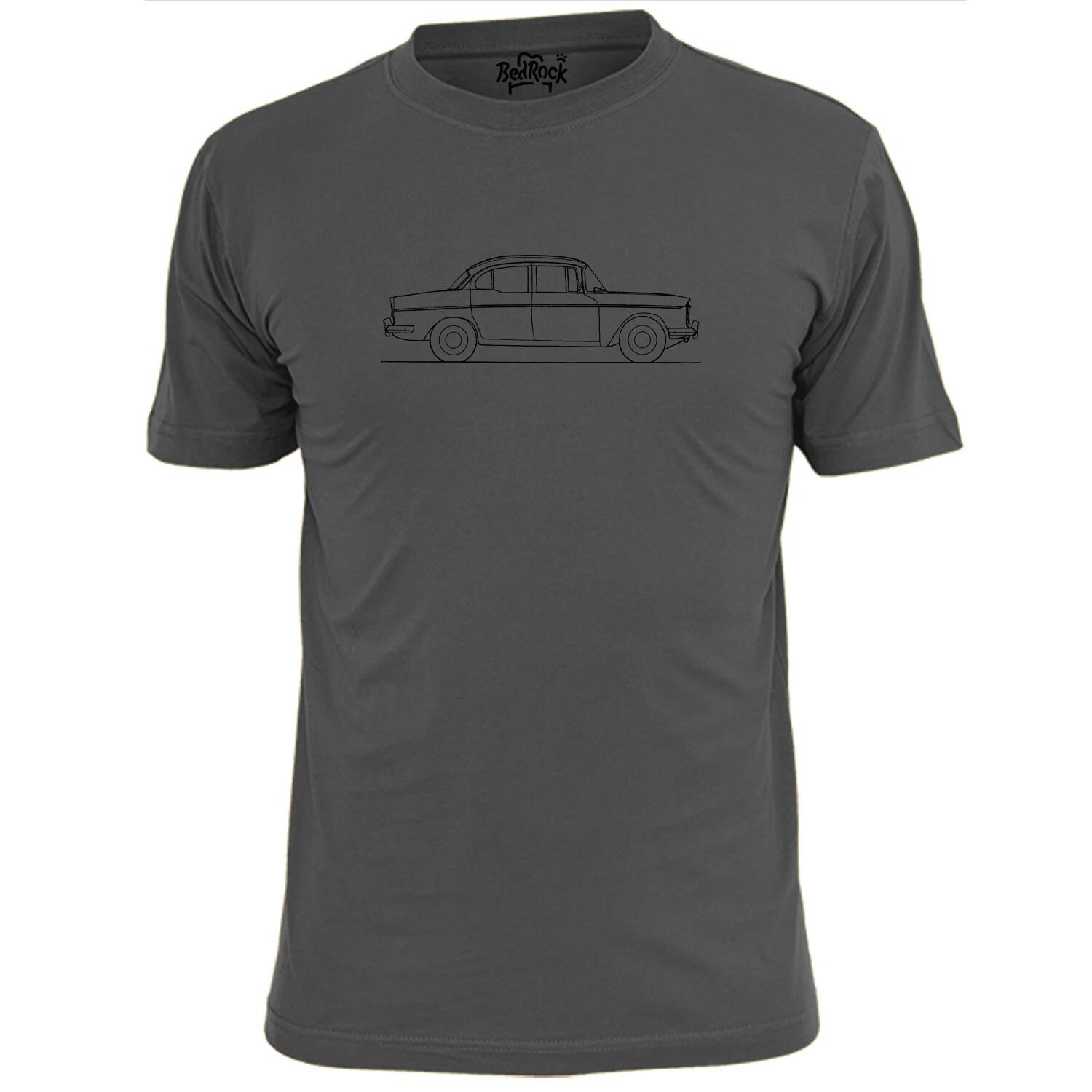 Mens Humber Hawke MK III Vintage Car Blueprint T shirt Retro M