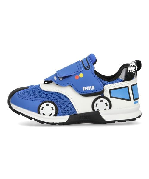 [IFME] School Shoes, Vehicle Design, Girls, Blue, 16.5 cm, 3E