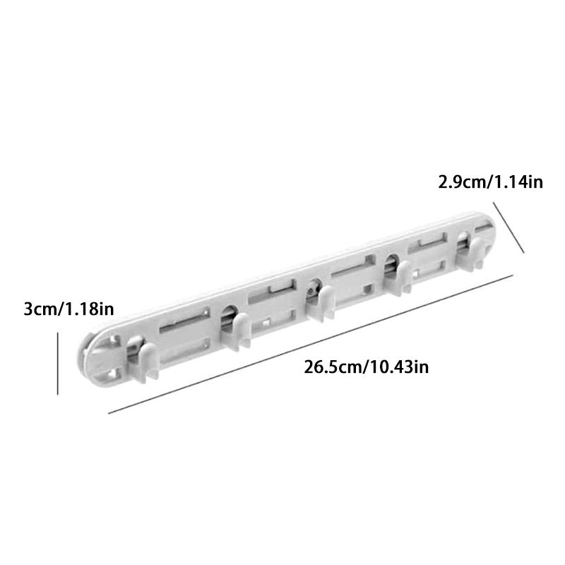 Wall-Mounted Storage Hook No Drill Telescopic For Bathroom Kitchen Organization Of Home Accessories