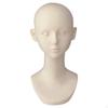 Mannequin Head Bust Smooth Display Unmade for Hair Stylists, Cosplayers