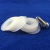 White Nylon Round Washer: Insulating, Wear-Resistant, Pressure-Resistant, High-Temperature Resistant Flat Rubber Gasket Spacer.