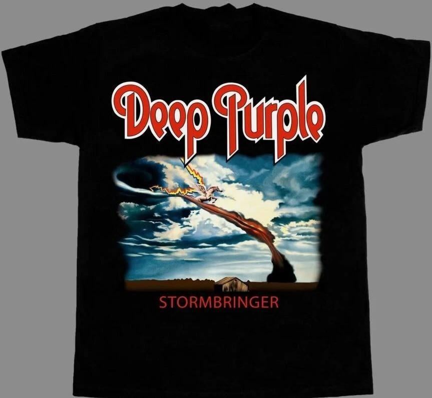 DEEP PURPLE PERFECT STRANGERS STORMBRINGER Cotton Black 5-XL EN697 Unisex T-Shirt L
