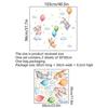 Wall Decals Rabbit Clouds Star Balloon Wall Decals Background Wall Decoration