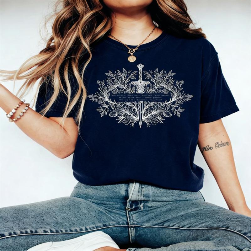 Throne of Glass Sarah J Maas Graphic Tshirt You Do Not Yield Bookish Aelin Galathynius SJM Fireheart Ana Unisex Shortsleev