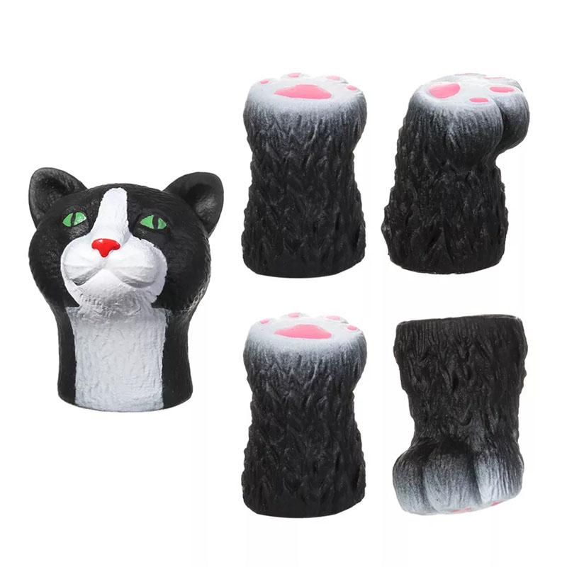 1 Set Fingerpuppen Tiere Eichhörnchen Hand Finger Geschichtenpuppen Spiel Katze Welpe Panda Fingerpuppen Spielzeug Für Kinder Geschenke