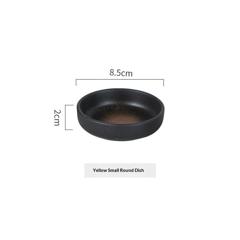 Flavoring Dishes Household Ceramic Dishes Soy Sauce Dishes Vinegar Dishes Dipping Dishes Tableware Cute Creative Dishes Special-shaped