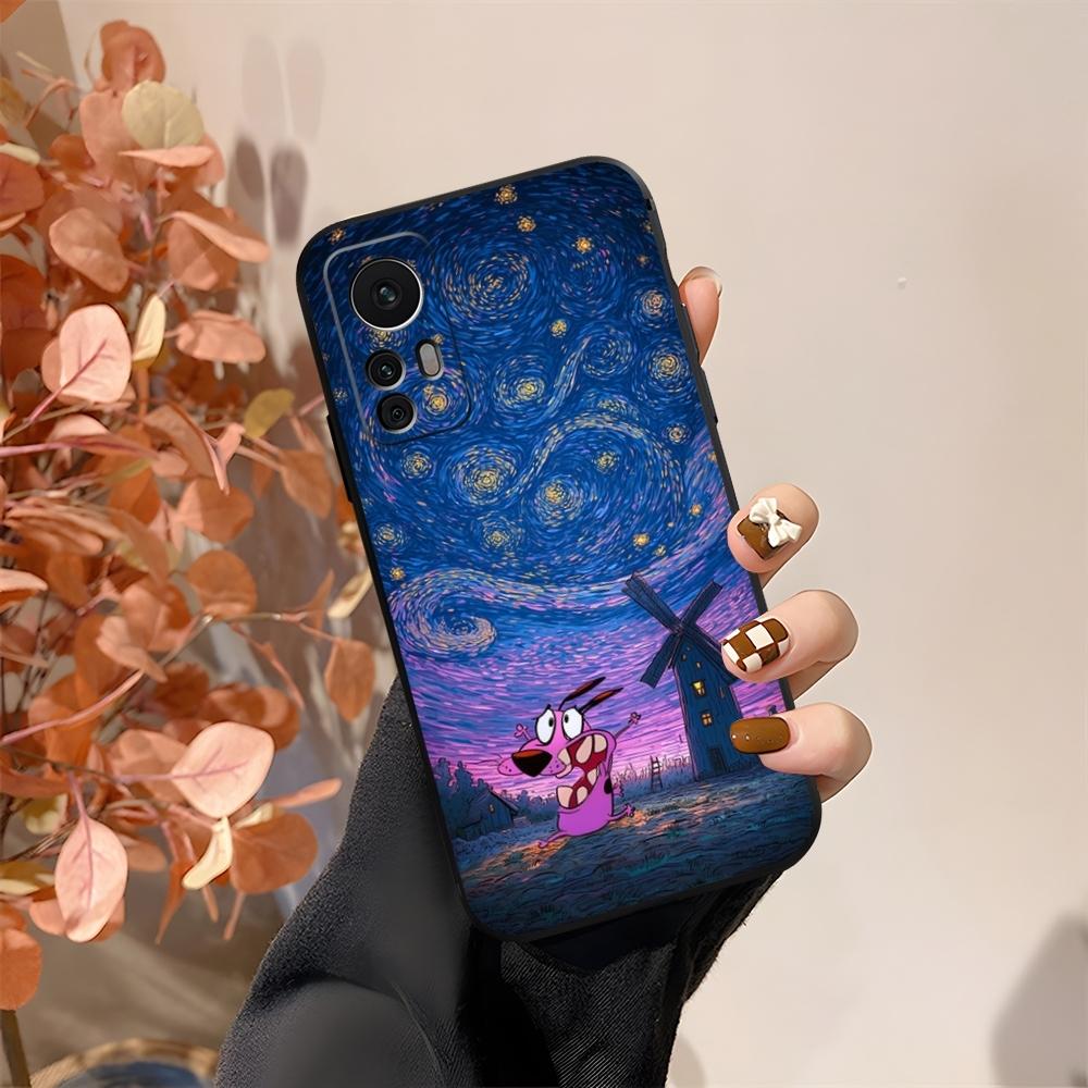 

Courage CowardlyS Dog Phone Case Fundas For Xiaomi 15 14 12 Lite Pro 13 11t POCO X5 M6 M5 X6 X3 F5 F6 Pro Cover Xiaomi 13