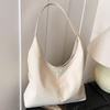 2025 Foreign Style Single Shoulder Tote Women's Bag Simple Niche Large Capacity Underarm Bag Casual Commuter Girl Handbag