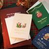 1PC Handwritten Cards Exquisitely Patterned Vintage Holiday Greetings Christmas Connotation Gift Cards Smooth Writing