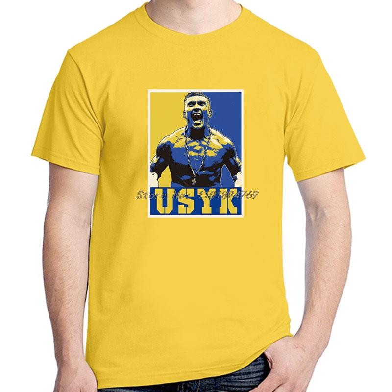 Summer Fashion Cotton Tshirt Oleksandr Usyk Classic Graphic T Shirts Oneck Short Sleeve Tshirts High Quality Unisexs Clothes