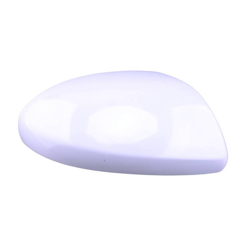 Car Front Right Side Door Wing Mirror Cover Cap Fit For Mazda 2 MK2 Hatchback 2007-2014 White Unpainted ABS Plastic