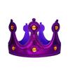 King's Halloween & Birthday Cape Set with Crown & Scepter for Kids & Adults
