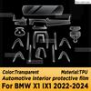 For BMW X1 IX1 -2024 U11 Panel Navigation Automotive Interior Screen TPU Protective Film Cover Anti-Scratch Sticker