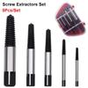 5Pcs Bearing Steel Nut Extractor Set Household Guide Bolt Remover  Pipe Wire Removal