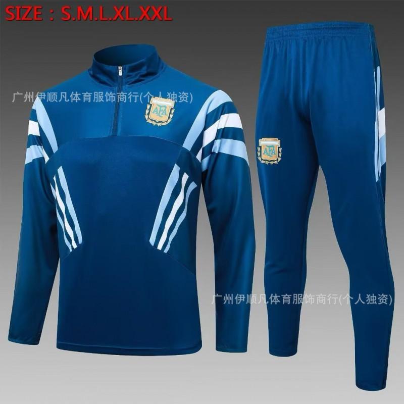 Heren Dames Voetbal Trainingsshirt Halve Rits Opwarmshirt Napoli PSG AC Milan Brazilië Manchester United Fans