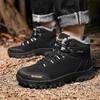 High-top Hiking Shoes Men's Plush Winter Outdoor Sneakers Warm Climbing Sneakers Anti-slip Sports Shoes Waterproof