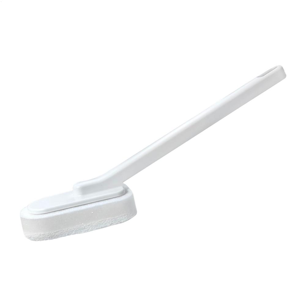 

Щетка с длинной ручкой Губка Губка для ванной Губки для ванной для чистки Многоразовая губка Длинная ручка Стена Ванная Ванна Стол белый