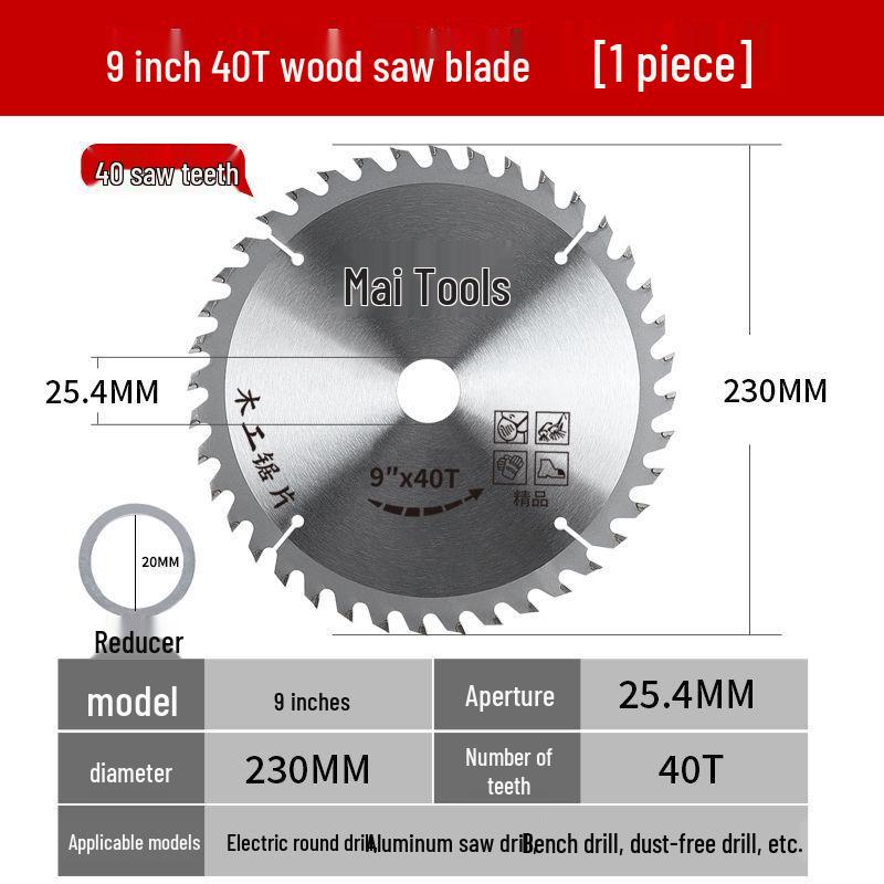 High-Hardness Dual-Purpose Saw Blade: Aluminum-Wood Alloy for Eco & Paint-Free Boards.