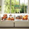 Autumn Decoration Cushion Pillowcase Printed Polyester 45X45Cm Throw Pillowcover Decorative Sofa Cushion Pillowslip Home Decor