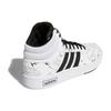 Adidas Neo Hoops 3.0 Mid Synthetic Leather Comfortable Mid-Top Sneakers Men Sneakers White Black GZ4859