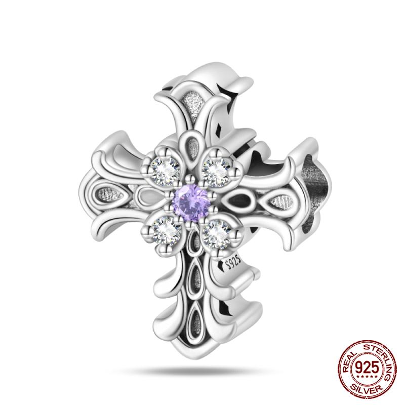 

New Copper Fashion Spring Carnation Flower Parrot Charm Bead Suitable For 3Mm Bracelet Diy Fine Jewelry Gift Making