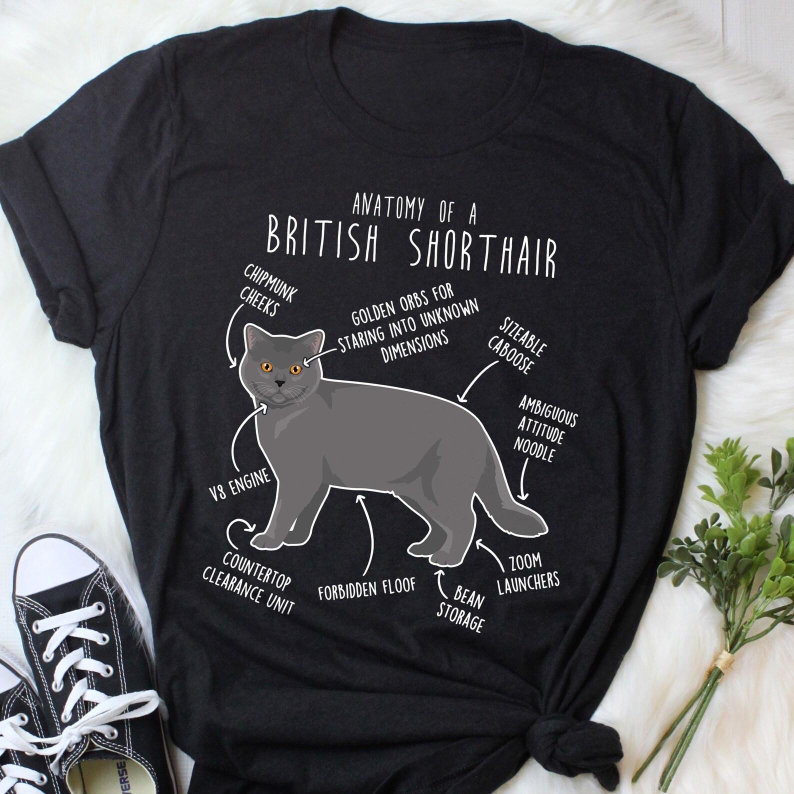 British Shorthair Shirt, , , Funny Cat Lover Gift, Cute Pet T-shirt British Shorthair Lover Tshirt Cat Tee British Shorthair Mom Dad 130