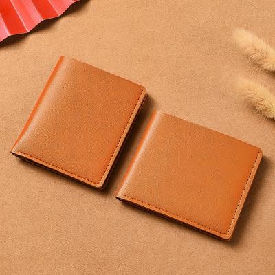 Nouveaux portefeuilles pour hommes et femmes, étudiants de mode haut de gamme courts, petits portefeuilles, porte-cartes, portefeuilles pliants souples simples et ultra-fins