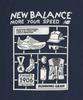 Nyuballanseu Nbneg35613 / Uni Frozen Pictogram Short Sleeve T-Shirt (Navy)