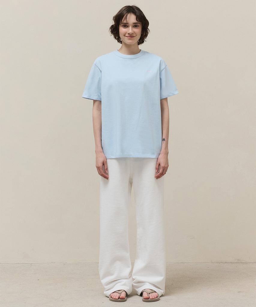 Matile Basic Logo T-Shirt / Sky Blue