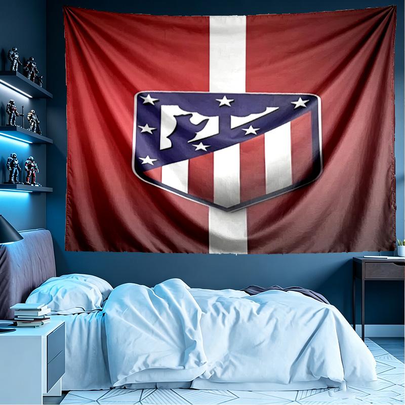 football club Print Tapestry, Lightweight Wall Hanging, for Bedroom, Dorm, Living Room, Home Art Decor - Birthday Christmas Gift for Friends