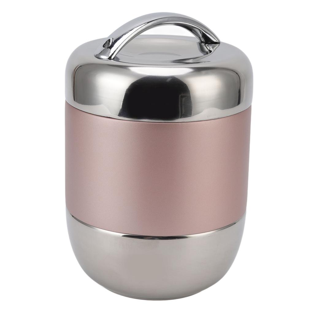 1.5L Thermal Food Containe Stainless Steel Multi Layer Spill Proof Insulated Lunch Containers with Sealing Cover for