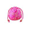 Chinese Style Embroidery Flower Drawstring Bag Jewelry Packing Bag Festive Sugar Bag  Daily