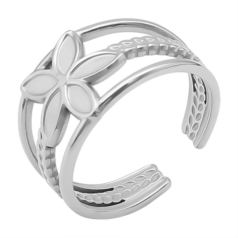 Geometria Semplice Moda Acciaio Inossidabile Anelli Aperti Per Donne Uomini Accessori Colore Argento Cuore Sole Rotondo Base Vuota Fai da Te Anillos