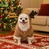 Pet Costume Thicken Dog Coat Hoodies Warm Elk Pet Cosplay Clothes Comfortable Soft Cat Jumpsuits Pet Show