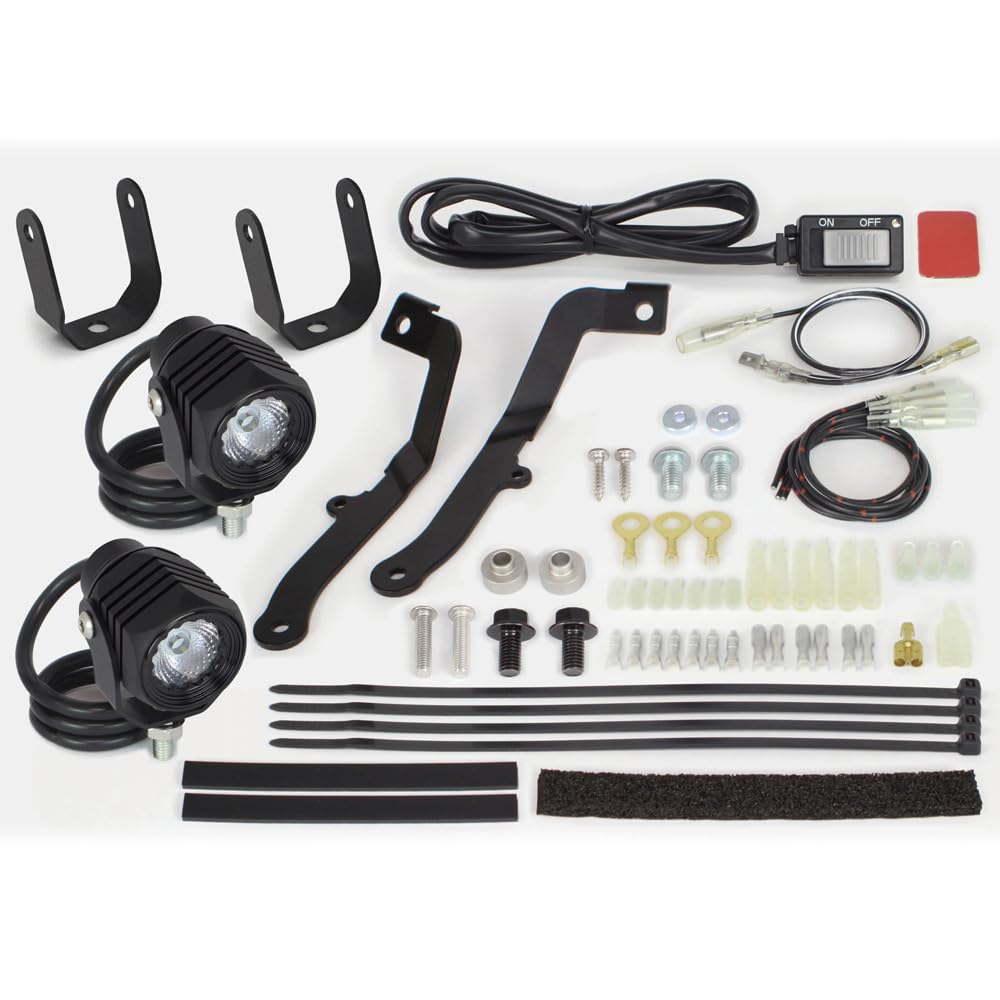 

Комплект светодиодных противотуманных фар Special Parts Takegawa для PCX и PCX160 и 3.0 (950) (Набор 2) (JK05-1200001 позже) (KF47-1200001 позже) чёрный