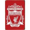 Liverpool-Lamiera vintage con il logo di un caffè-bar-discoteca 20*30cm