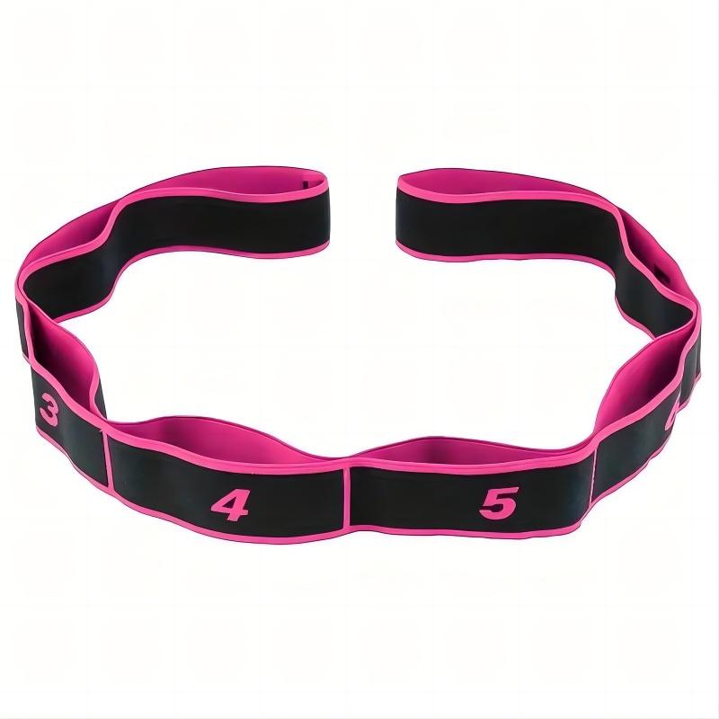 

Yoga Pull Strap Belt Girl Elastic Latin Dance Stretching Band Loop Yoga Pilates GYM Fitness Exercise Resistance Band With Number роза розовый