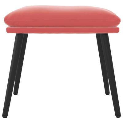 Footstool Pink 45x29.5x35 Cm Velvet