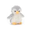 Apricot Lamb Gray Plush Penguin Stuffed Toy, Soft and Cute, Fluffy Gray Penguin 20cm Suitable for Boys and Girls