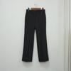 Style Latte Women Herringbone Slack Pants Wool Spandex Formal Trousers