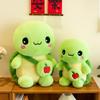 Plush Tortoise Toys Satchel Apple Fill Doll Cartoon Animals Xmas Gifts Toys